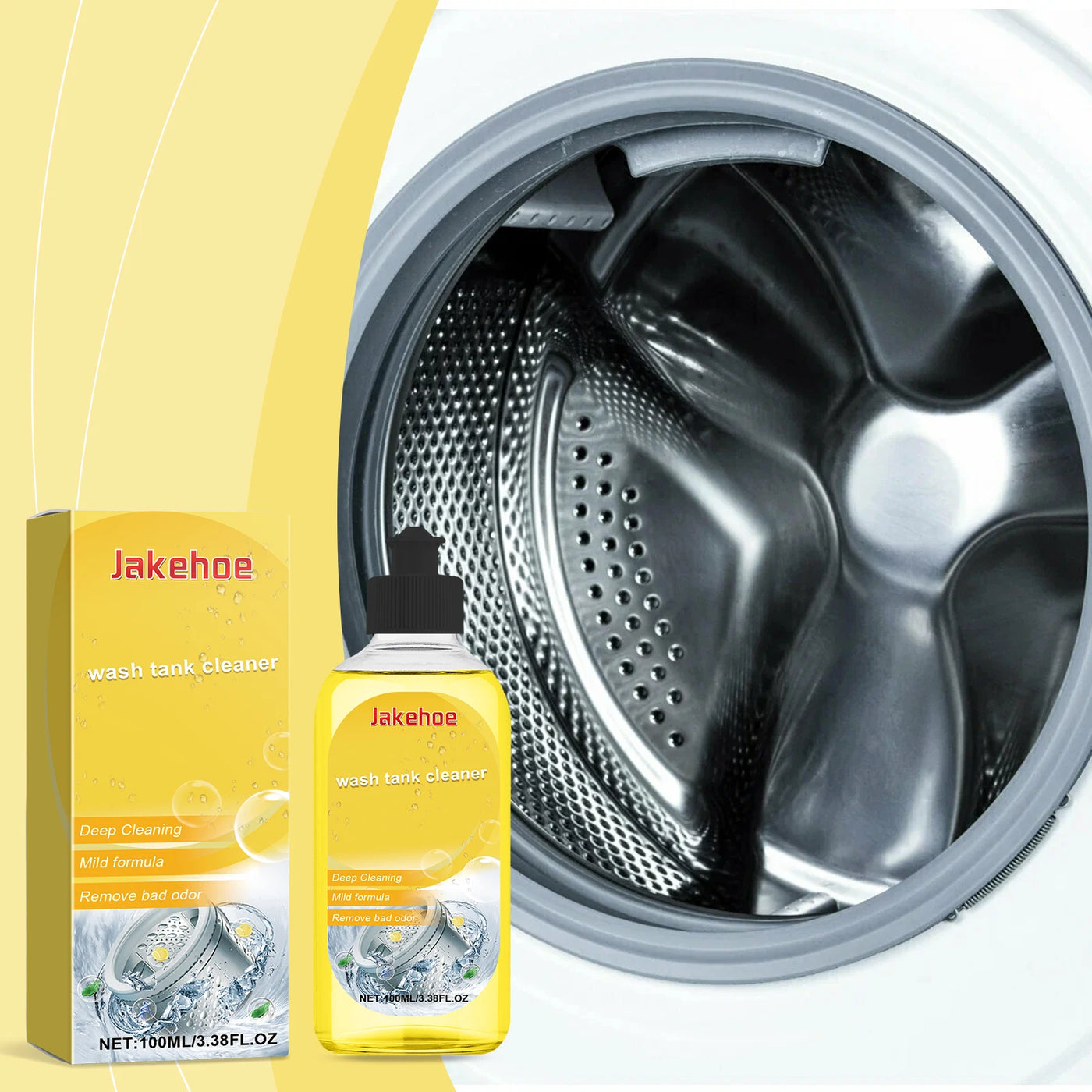 Washing Machine Cleaner Eco-Friendly Deep Cleaning Liquid Washer Cleaner Deodorizer Detergent Washing Machine Cleaning Liquid