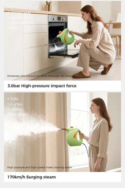 700ML High Pressure Steam Cleaning Machine Handheld Electric Steam Kettle Household Kitchen High Temperature Cleaning Device.