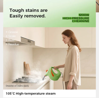 700ML High Pressure Steam Cleaning Machine Handheld Electric Steam Kettle Household Kitchen High Temperature Cleaning Device.