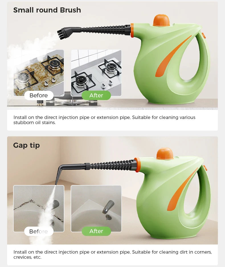 700ML High Pressure Steam Cleaning Machine Handheld Electric Steam Kettle Household Kitchen High Temperature Cleaning Device.