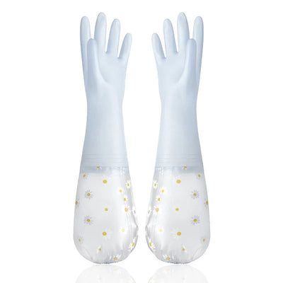 Waterproof Housework Cleaning Gloves Kitchen Cleaning Latex Household Dishwashing Laundry Gloves Wear Resistant Rubber Gloves
