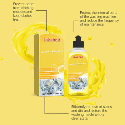 Washing Machine Cleaner Eco-Friendly Deep Cleaning Liquid Washer Cleaner Deodorizer Detergent Washing Machine Cleaning Liquid