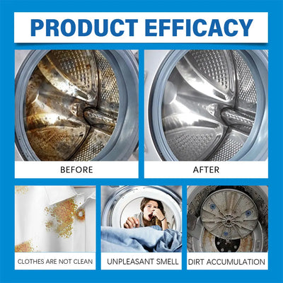 Washing Machine Cleaning Effervescent Tablets Deeply Cleans Stubborn Dirt Eliminates Odors for All Models Cleaning Machine Laver