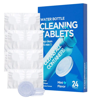 Water Bottle Cleaning Tablets Scale Cleaning Effervescent Tablets Decontamination Descaling Kettle Cleaning Kitchen Cleaner
