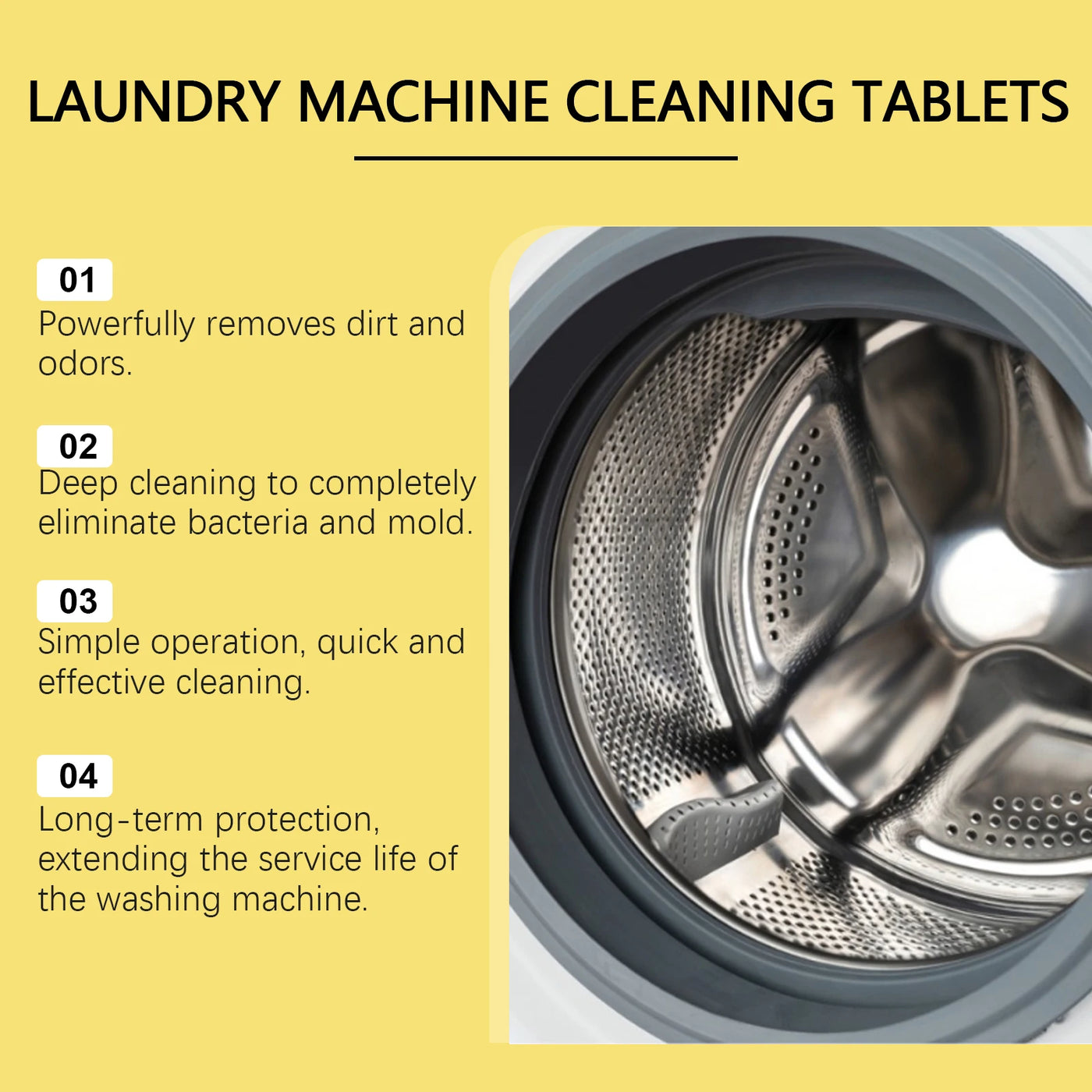 Washing Machine Cleaner Eco-Friendly Deep Cleaning Liquid Washer Cleaner Deodorizer Detergent Washing Machine Cleaning Liquid