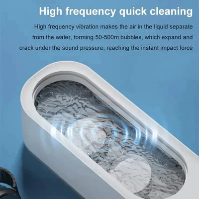 Vibration Cleanser Wash Cleaner Jewelry Glasses Cleaner Watch Cleaning Makeup Brush Cleaning Tool （Without battery）
