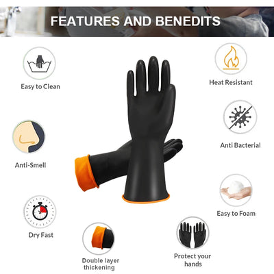 latex cleaning gloves fingers crubbing Rubber kitchen dishwashing kitchen tools washing scrub gloves Silicone self defense luvas