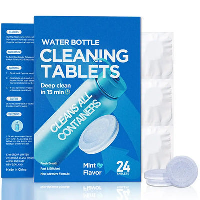 Water Bottle Cleaning Tablets Scale Cleaning Effervescent Tablets Decontamination Descaling Kettle Cleaning Kitchen Cleaner