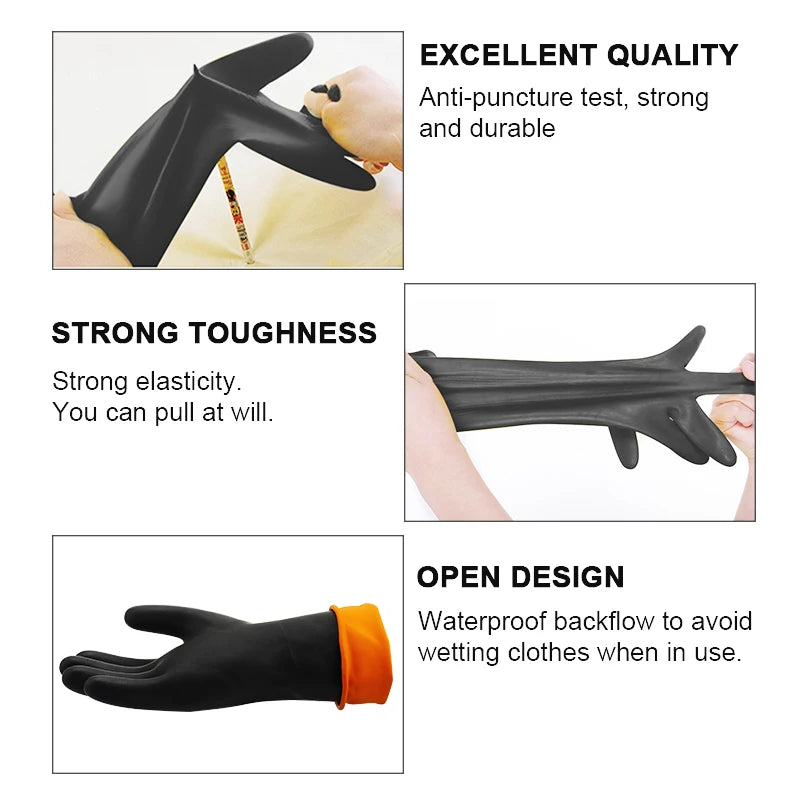 latex cleaning gloves fingers crubbing Rubber kitchen dishwashing kitchen tools washing scrub gloves Silicone self defense luvas
