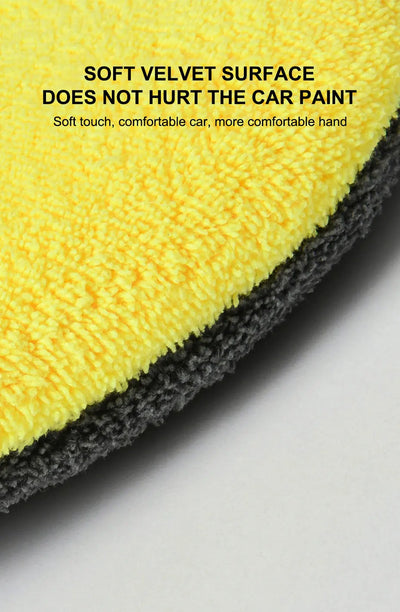 SEAMETAL Microfiber Car Washing Glove Double-Faced Thickened Coral Fleece Cleaning Brush Gloves Car Detailing Cleaner Care Tool