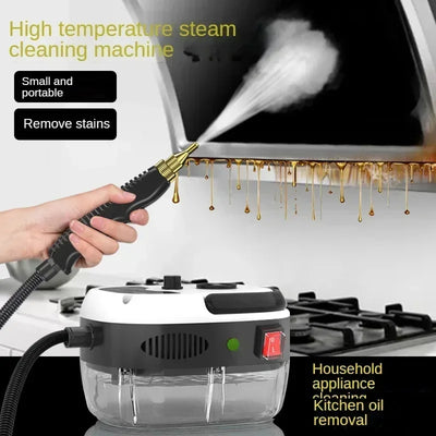 Heavy-Duty Steam Cleaner with 160℃ Sanitizing for Hood/Home/Car- 110V-220VDual Voltage-High-Pressure Deep Cleaning Appliance ﻿ ﻿