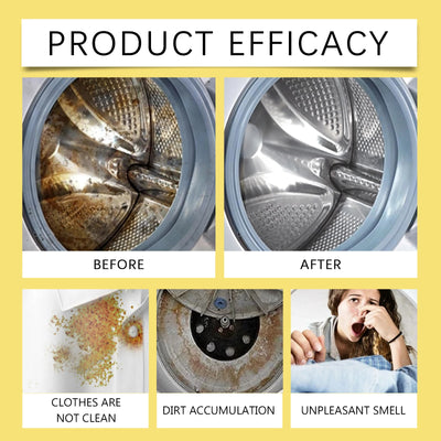 Washing Machine Cleaner Eco-Friendly Deep Cleaning Liquid Washer Cleaner Deodorizer Detergent Washing Machine Cleaning Liquid