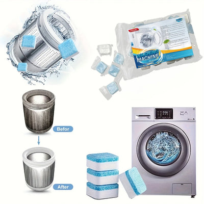 Washing Machine Cleaning Effervescent Tablets Deeply Cleans Stubborn Dirt Eliminates Odors for All Models Cleaning Machine Laver